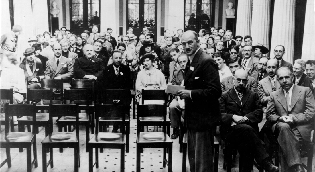 The Second International Congress for the Unity of Science, Copenhagen 1936, copyright and property of the Niels Bohr Archive
